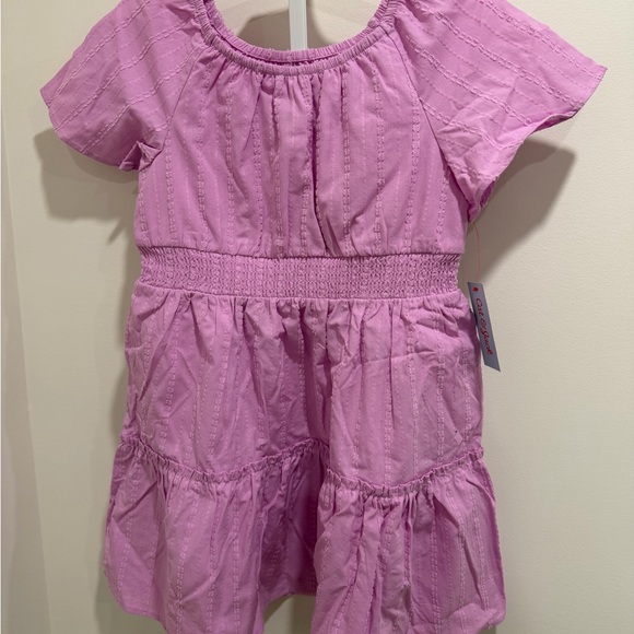 Cat & Jack Other - Cat & Jack Girls Short Sleeved Tiered Woven Dress Lilac- Large (10-12) NWT
